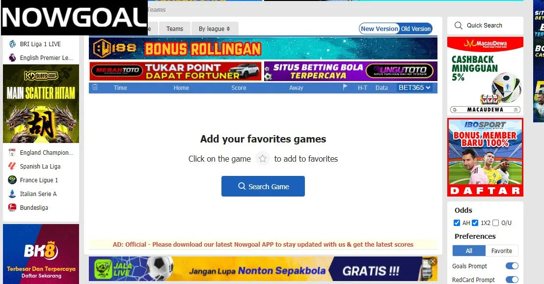 Tìm kiếm trận đấu cần biết thông tin một cách dễ dàng Tìm kiếm trận đấu cần biết thông tin một cách dễ dàng