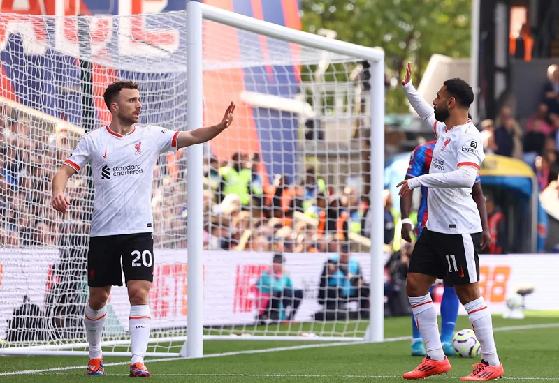 Liverpool vs Crystal Palace đã hoàn thành mục tiêu